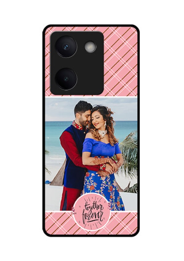 Vivo Y200 Pro 5G Custom Glass Phone Case - Together Forever Design