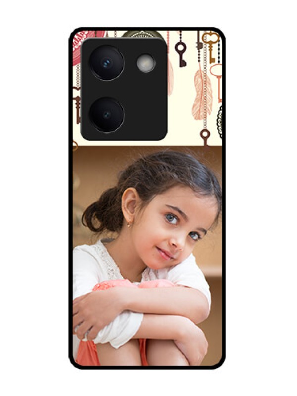 Custom Vivo Y200 Pro 5G Custom Glass Phone Case - Boho Style Design