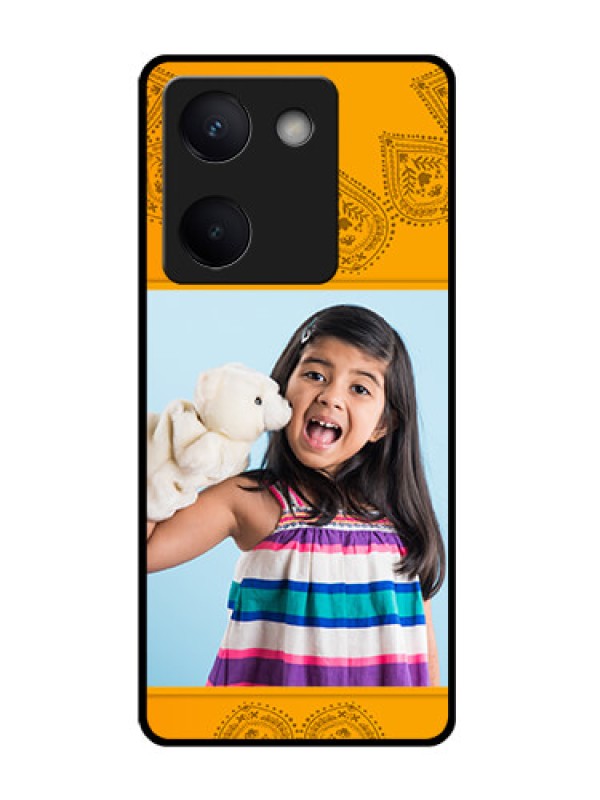 Custom Vivo Y200 Pro 5G Custom Glass Phone Case - Photo Wedding Design