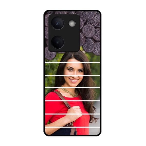 Vivo Y200 Pro 5G Custom Glass Phone Case - With Oreo Biscuit Design