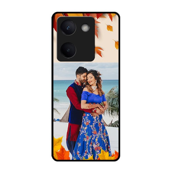 Vivo Y200 Pro 5G Custom Glass Phone Case - Autumn Maple Leaves Design Vivo Y200 Pro 5G Custom Glass Phone Case - Autumn Maple Leaves Design