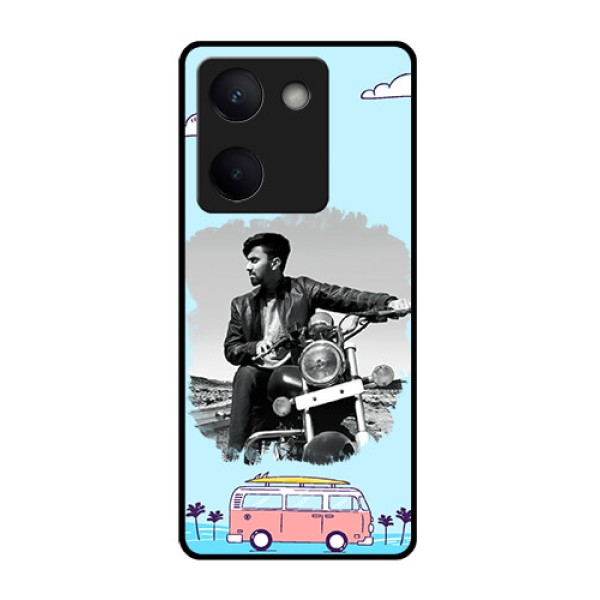 Vivo Y200 Pro 5G Custom Glass Phone Case - Travel & Adventure Design