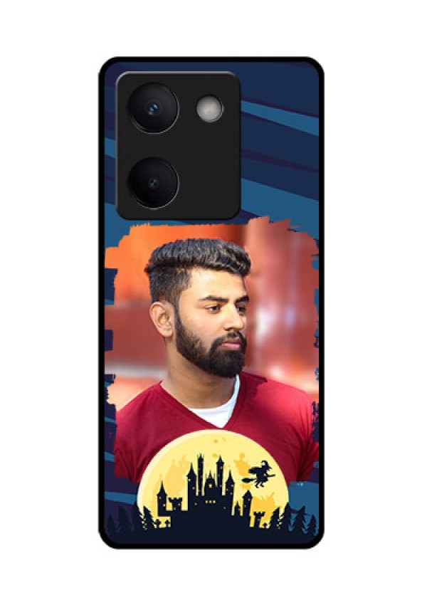 Vivo Y200 Pro 5G Custom Glass Phone Case - Halloween Witch Design