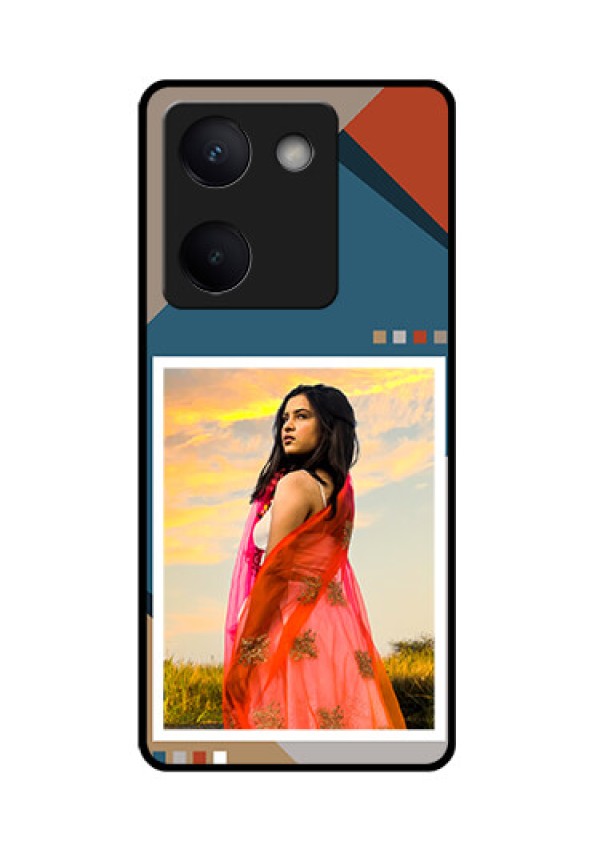 Vivo Y200 Pro 5G Custom Glass Phone Case - Retro Color Pallet Design