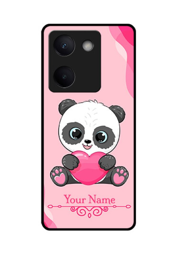 Vivo Y200 Pro 5G Custom Glass Phone Case - Cute Panda Design