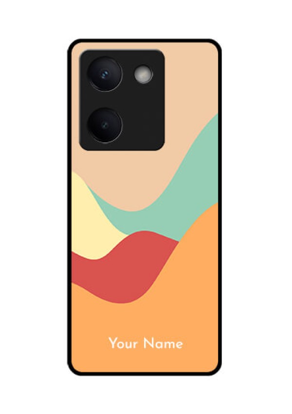 Vivo Y200 Pro 5G Custom Glass Phone Case - Ocean Waves Multi - Colour Design