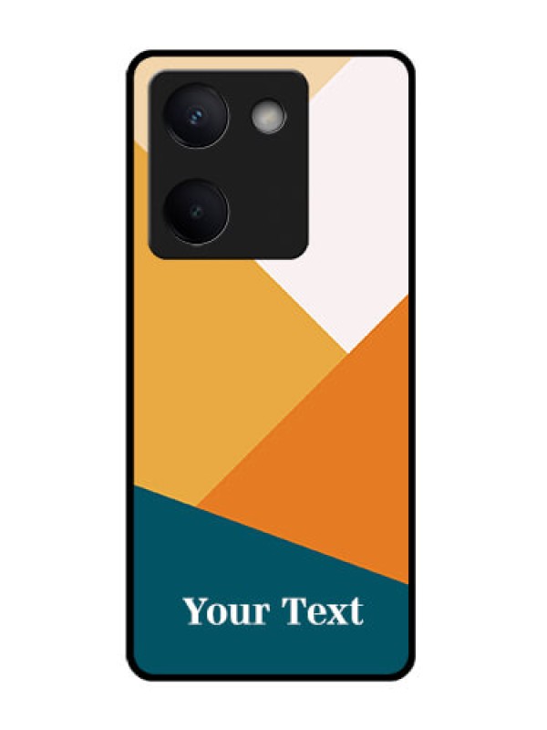 Custom Vivo Y200 Pro 5G Custom Glass Phone Case - Stacked Multi - Colour Design