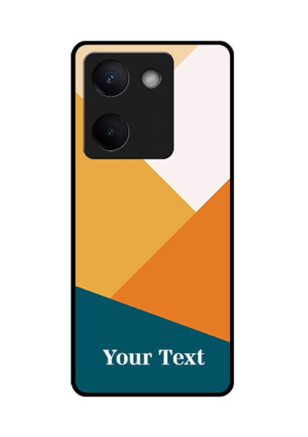 Vivo Y200 Pro 5G Custom Glass Phone Case - Stacked Multi - Colour Design