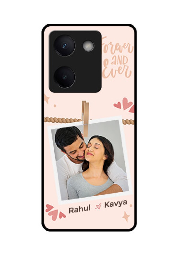 Vivo Y200 Pro 5G Custom Glass Phone Case - Forever And Ever Love Design