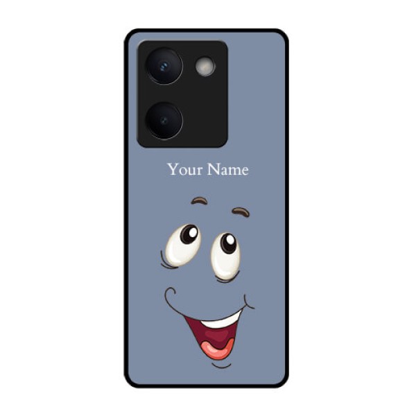Vivo Y200 Pro 5G Custom Glass Phone Case - Laughing Cartoon Face Design