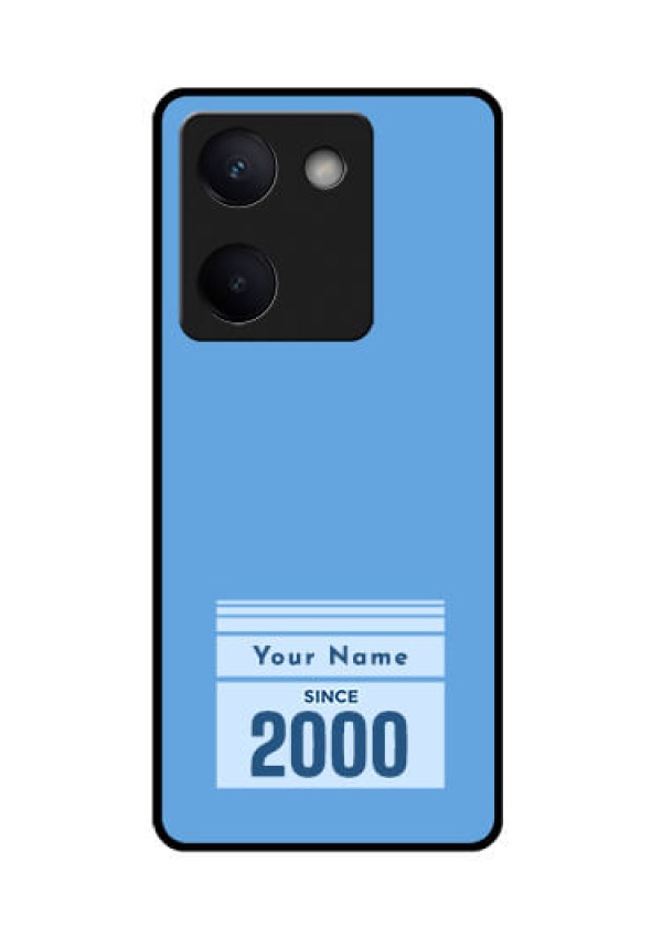 Vivo Y200 Pro 5G Custom Glass Phone Case - Custom Year Of Birth Design