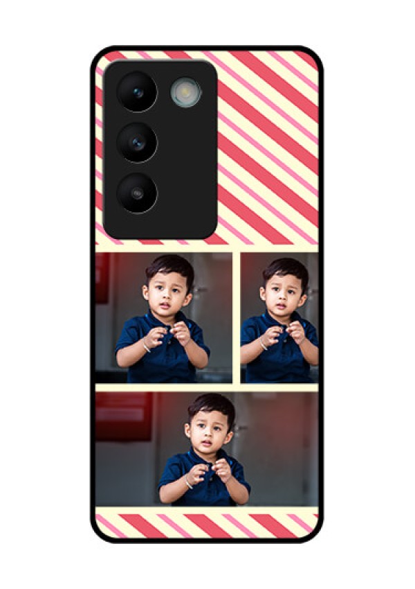 Vivo Y200E 5G Custom Glass Phone CasePicture Upload Mobile Case Design