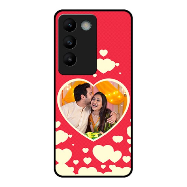 Vivo Y200E 5G Custom Glass Phone CaseLove Symbols Phone Cover Design Vivo Y200E 5G Custom Glass Phone CaseLove Symbols Phone Cover Design