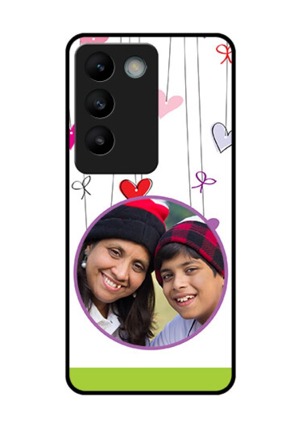 Vivo Y200E 5G Custom Glass Phone CaseCute Kids Phone Case Design