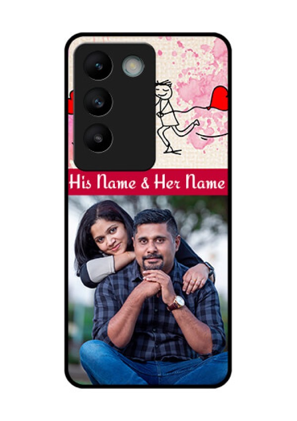Vivo Y200E 5G Custom Glass Phone CaseYou And Me Case Design