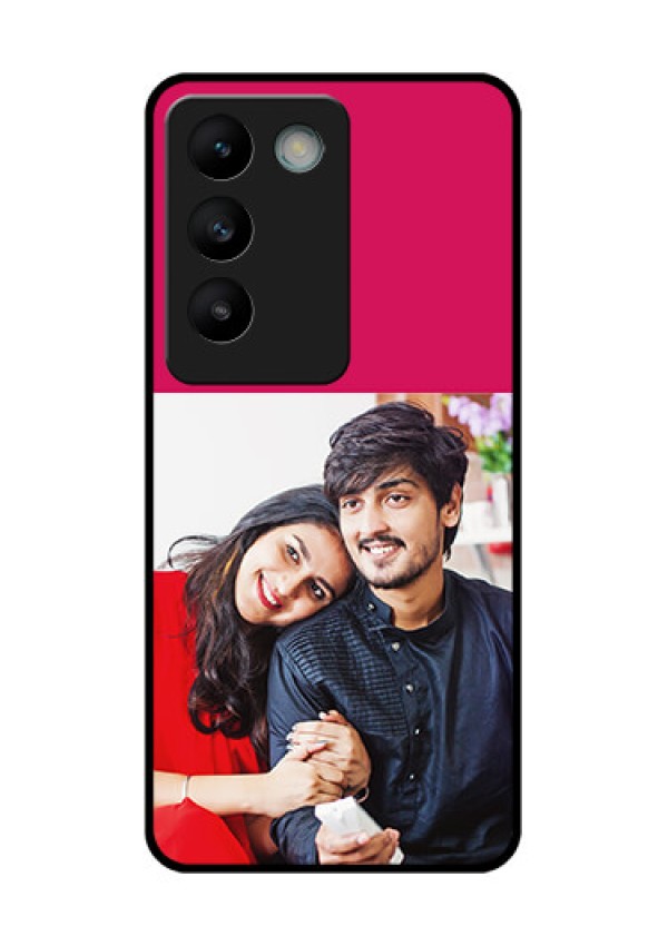 Vivo Y200E 5G Custom Glass Phone CaseAnniversary Cover Design