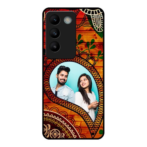 Vivo Y200E 5G Custom Glass Phone CaseAbstract Colorful Design