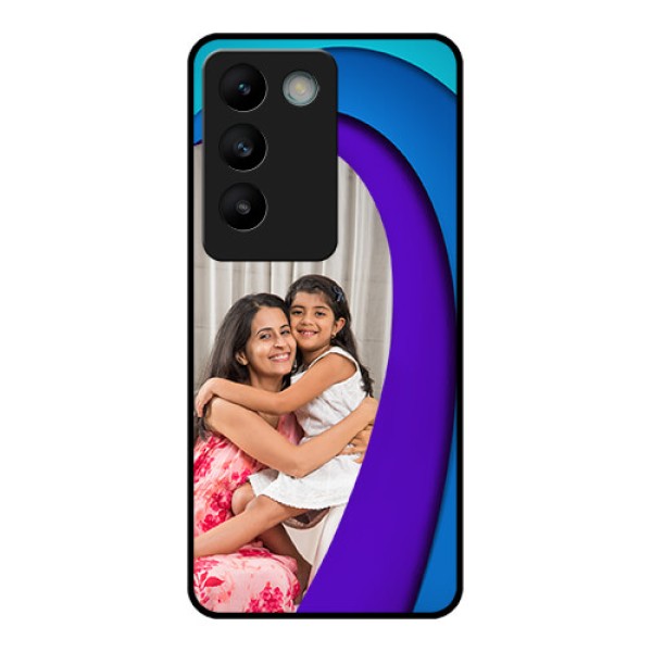 Vivo Y200E 5G Custom Glass Phone CaseSimple Pattern Design