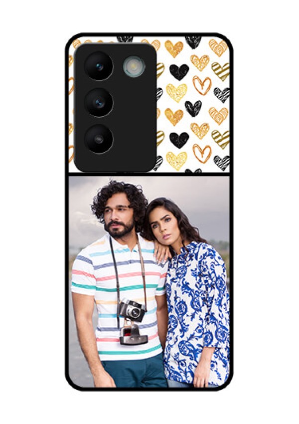Vivo Y200E 5G Custom Glass Phone CaseLove Symbol Design