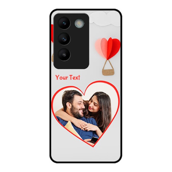 Vivo Y200E 5G Custom Glass Phone CaseParachute Love Design