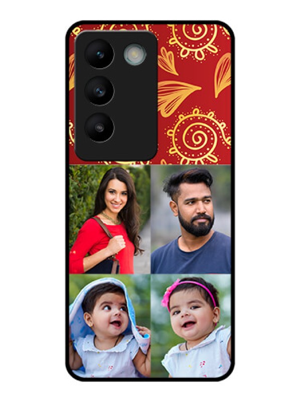 Custom Vivo Y200E 5G Custom Glass Phone Case4 Image Traditional Design
