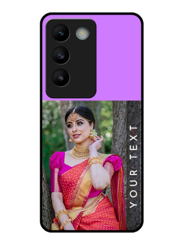 Custom Vivo Y200E 5G Custom Glass Phone CaseBirthday Icons Design