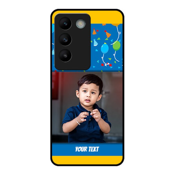 Vivo Y200E 5G Custom Glass Phone CaseBirthday Wishes Design