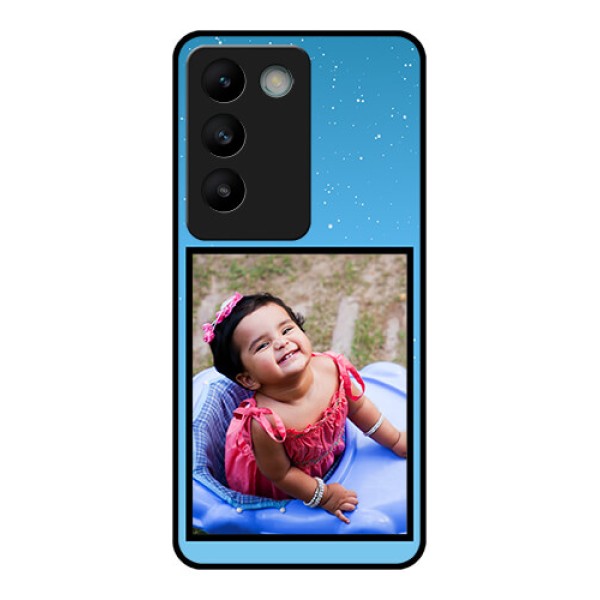 Vivo Y200E 5G Custom Glass Phone CaseWave Pattern Colorful Design