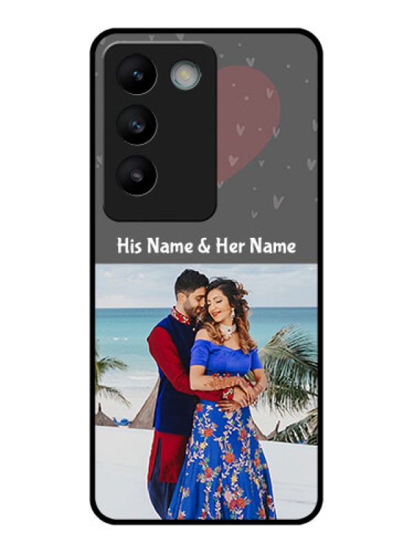 Custom Vivo Y200E 5G Custom Glass Phone CaseBuy Love Design With Photo Online