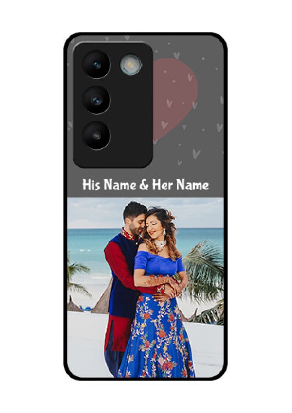 Vivo Y200E 5G Custom Glass Phone CaseBuy Love Design With Photo Online