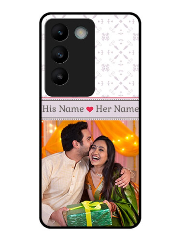 Custom Vivo Y200E 5G Custom Glass Phone CaseWith Photo And Ethnic Design