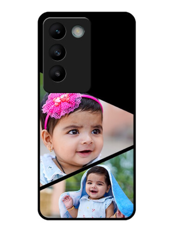 Custom Vivo Y200E 5G Custom Glass Phone CaseSemi Cut Design