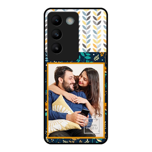 Vivo Y200E 5G Custom Glass Phone CasePattern Design