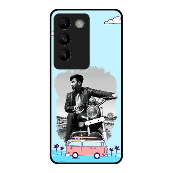 Vivo Y200E 5G Custom Glass Phone CaseTravel and Adventure Design