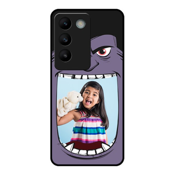 Vivo Y200E 5G Custom Glass Phone CaseAngry Monster Design