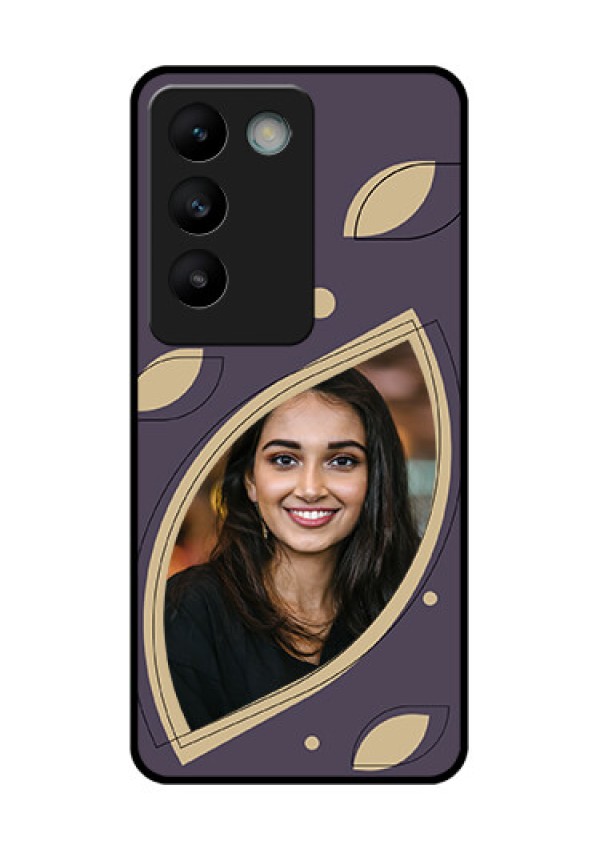 Vivo Y200E 5G Custom Glass Phone CaseFalling Leaf Design