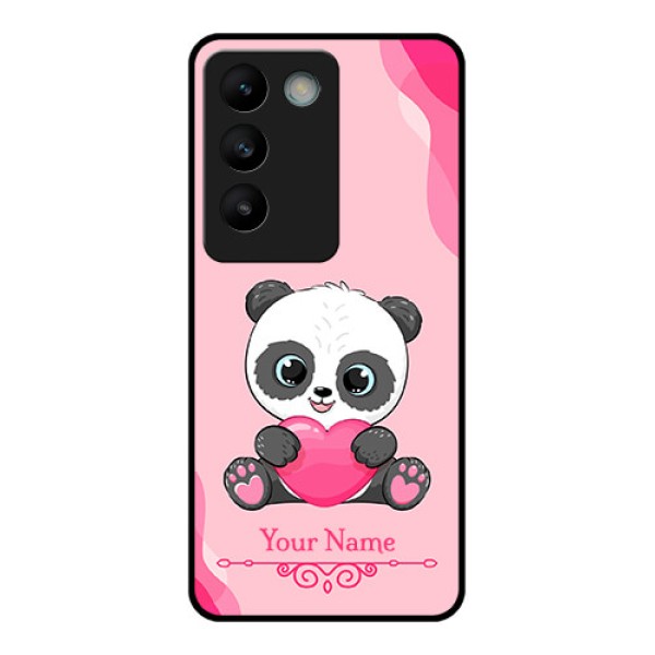 Vivo Y200E 5G Custom Glass Phone CaseCute Panda Design