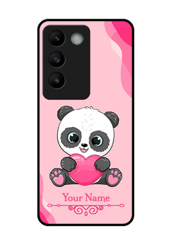 Vivo Y200E 5G Custom Glass Phone CaseCute Panda Design