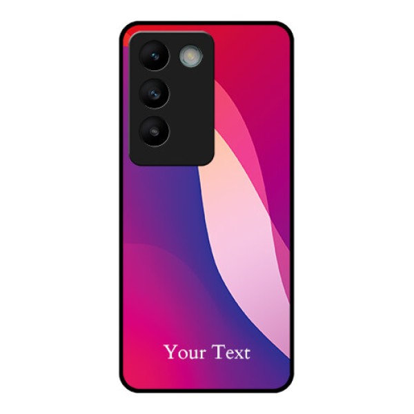Vivo Y200E 5G Custom Glass Phone CaseDigital Abstract Overlap Design Vivo Y200E 5G Custom Glass Phone CaseDigital Abstract Overlap Design