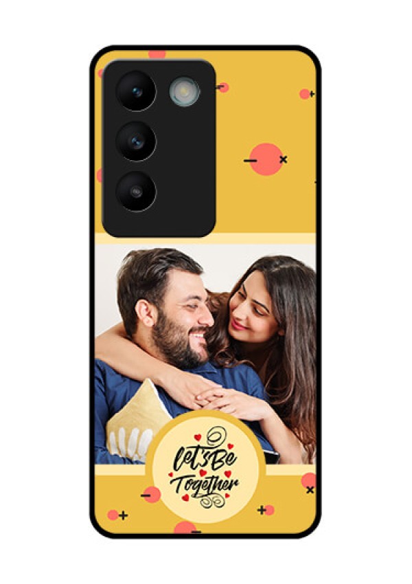 Vivo Y200E 5G Custom Glass Phone CaseLets Be Together Design