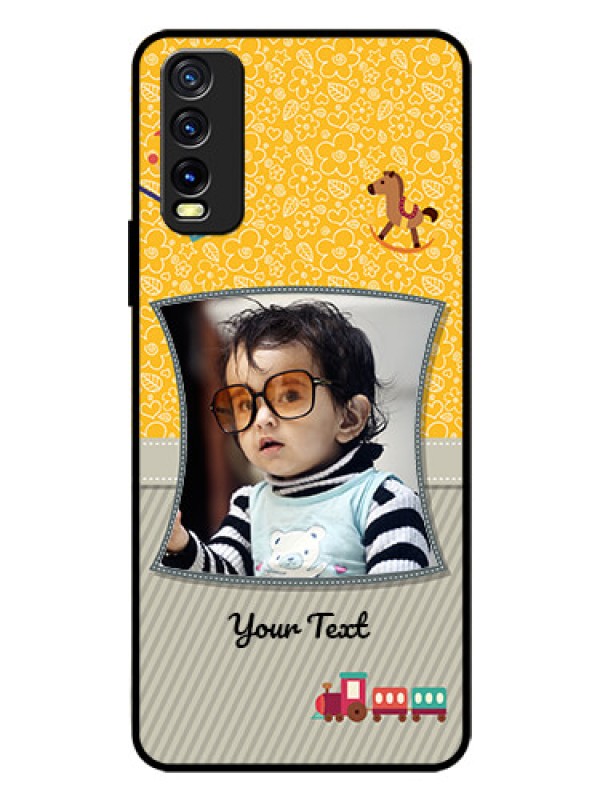 Custom Vivo Y20G Personalized Glass Phone Case  - Baby Picture Upload Design