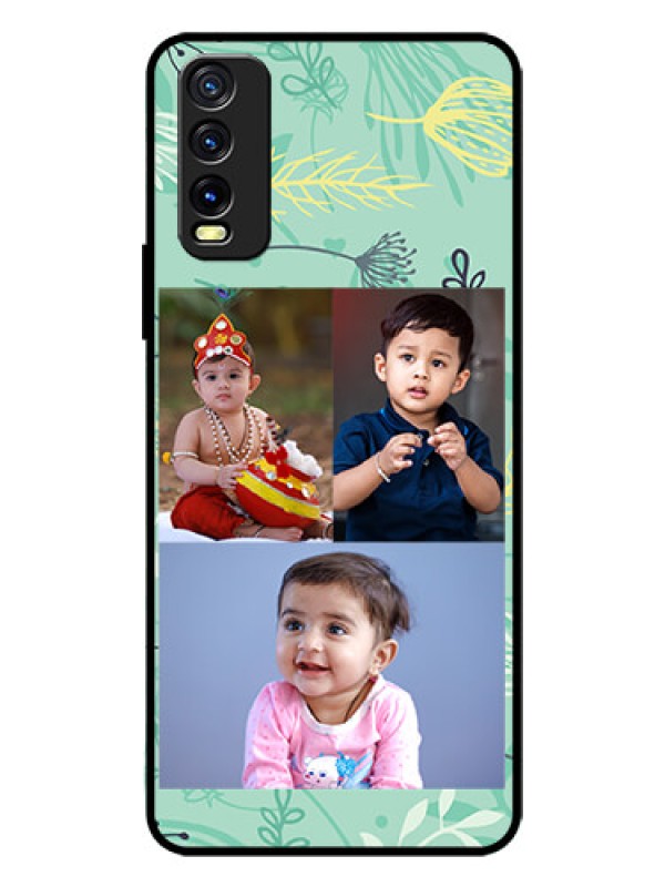 Custom Vivo Y20G Photo Printing on Glass Case  - Forever Family Design 