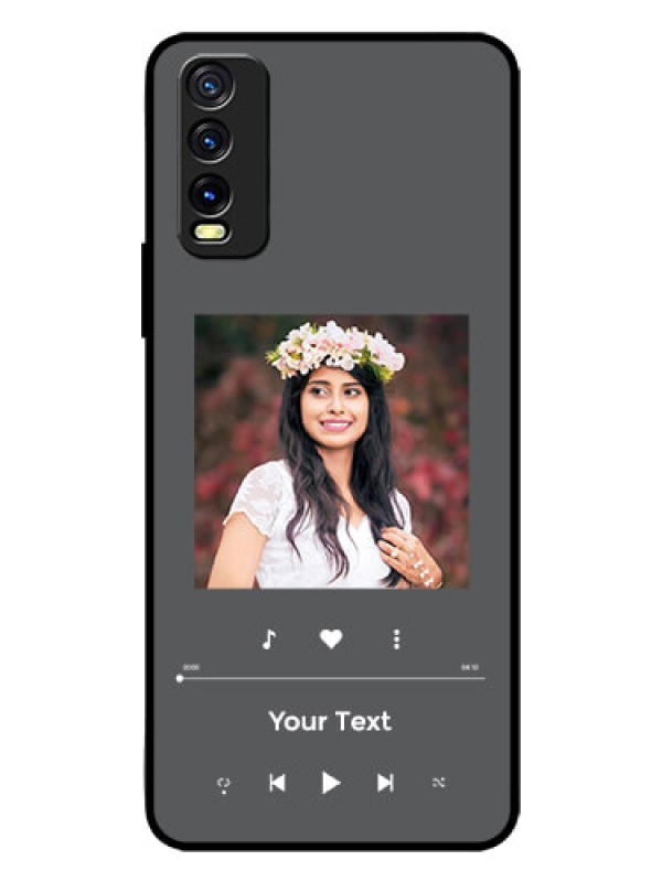 Custom Vivo Y20G Custom Glass Mobile Case - Play The Music Design