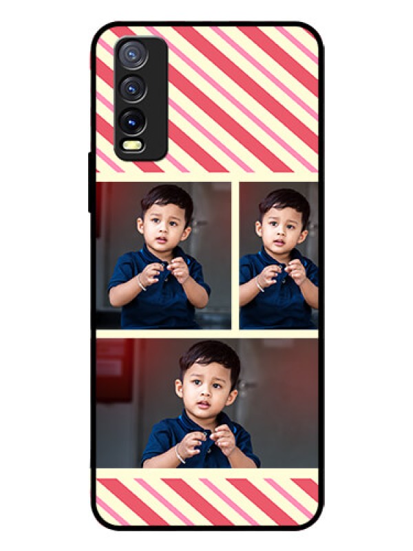 Custom Vivo Y20I Personalized Glass Phone Case  - Picture Upload Mobile Case Design