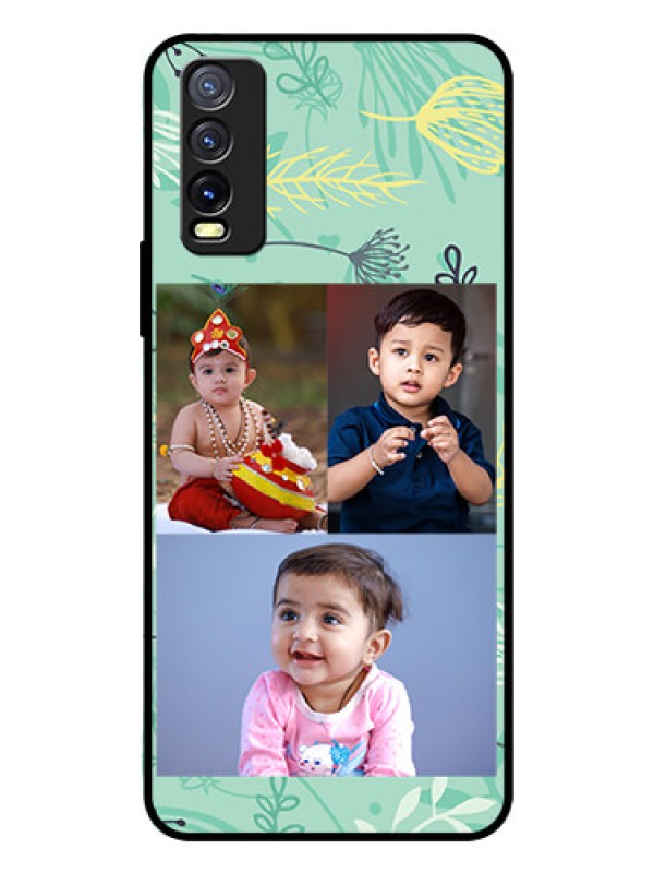 Custom Vivo Y20I Photo Printing on Glass Case  - Forever Family Design 