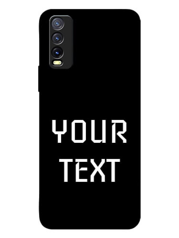Custom Vivo Y20I Your Name on Glass Phone Case