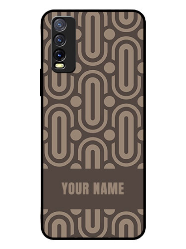 Custom Vivo Y20i Custom Glass Phone Case - Captivating Zero Pattern Design