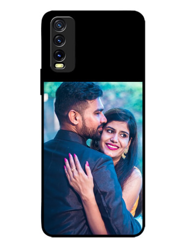 Custom Vivo Y20T Custom Glass Phone Case - Upload Full Picture With Custom Color Design