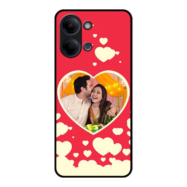 Vivo Y21 5G Custom Glass Phone Case - Love Symbols Phone Cover Design Vivo Y21 5G Custom Glass Phone Case - Love Symbols Phone Cover Design