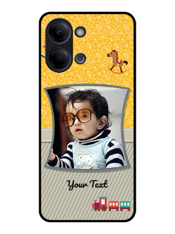 Custom Vivo Y21 5G Custom Glass Phone Case - Baby Picture Upload Design